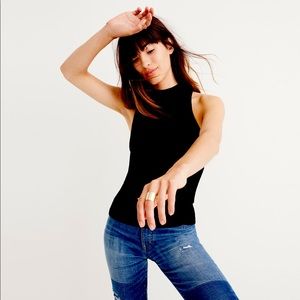 Madewell slim Mockneck Sweater tank size Medium